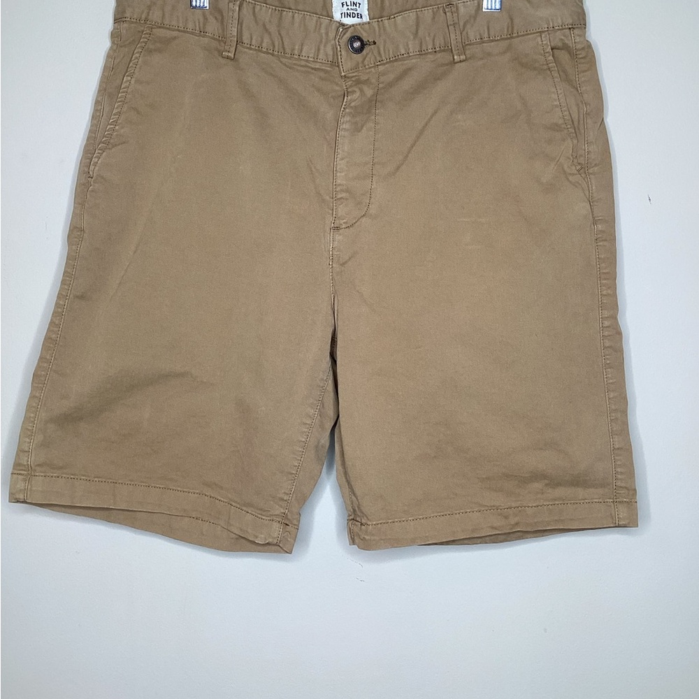 Flint And Tinder 365 Shorts Mens 34 Khaki Chino 9 Inch Inseam Twill Huckberry